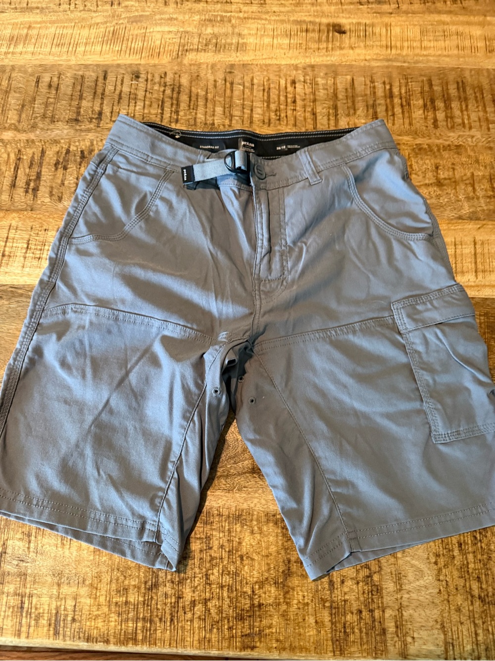 Prana Men's Slate Gray Cargo Shorts